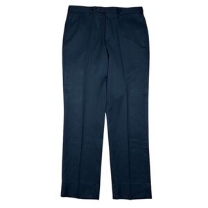 Brooks Brothers Men's Navy Blue Madison Wool Dress Pants 36x32 Formal